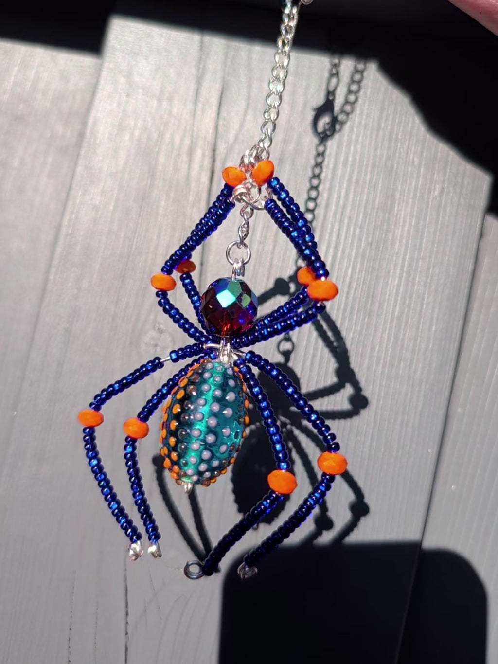 Beaded Spider Suncatcher